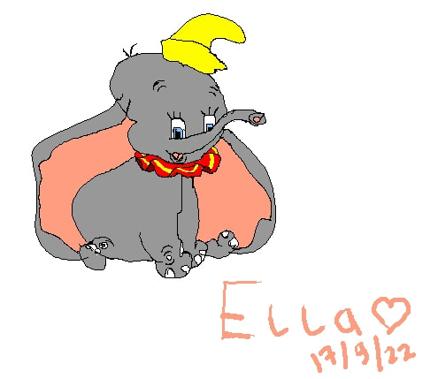 I am submitting this artwork of Dumbo on behalf of my 9 year old daughter Ella Boswell. She has taken an interest in drawing art on a graphics tablet attached to our Amiga and using Deluxe Paint V. She especially likes to demo this at the South West Amiga Group meets! I also include her Sorcerers Apprentice Mickey in case multiple entries are allowed. She also painting a really effective original piece using the pressure sensitive features of Deluxe Paint V and the Wacom UltraPad (we thank Mixel of 'Creeping Me Out' fame for his guide on the drivers). I therefore include 'Ella's Love Hearts' too! I've converted them to jpgs but they were all drawn on 'real' Amigas.